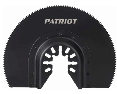 Насадка пильная PATRIOT для многофункциональных резаков, биметаллическая, полукруглая, диаметр 87 мм