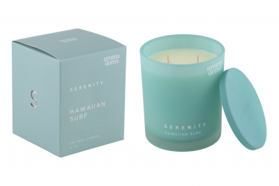 Свеча Crystal glow  Гавайский прибой