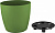 Горшок с дренажной вставкой InGreen Vienna D250мм, 9л, круглый, оливковый