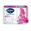 Прокладки гигиенические AURA PREMIUM SUPER 8шт