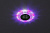Светильник DK LD2 SL/WH+PU декор cо светодиодной подсветкой( белый+фиолетовый), прозр 