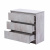 10423523 Комод City, 700×354×675 мм, 3 ящика, цвет цемент светлый 10423523 Комод City, 700×354×675 мм, 3 ящика, цвет цемент светлый