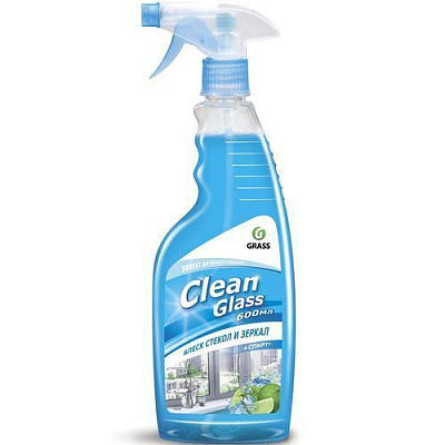 Очиститель стекол Грасс Clean Glass Голубая лагуна 600мл