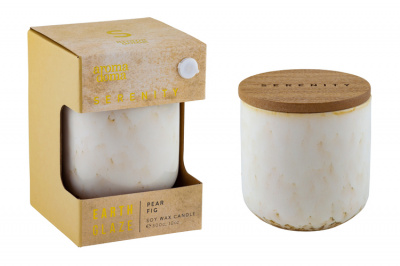 Свеча Serenity Груша & инжир 8,8х8,8х10см