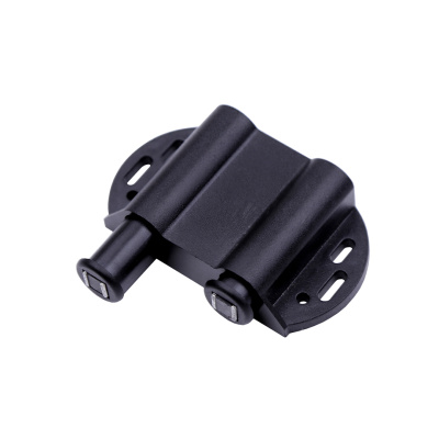 014896 Магнитный держатель двойной для стеклянного фасада, черный MARLOK