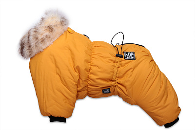 Комбинезон для собак Lion Nice-Style SLPK133 на девочку горчичный S 27 см*21-28*28-38 см