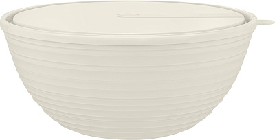 Салатник Sugar&Spice Cardamom с крышкой 1,2 л белый зефир