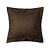 122011630 Подушка декоративная на молнии Dimaut, 50х50, цвет коричневый