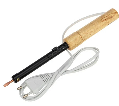 Паяльник с деревянной ручкой, серия ЭПСН, 25Вт, 230В, пакет REXANT