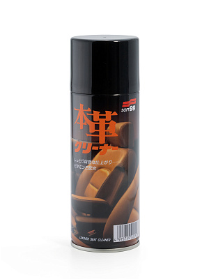 Очиститель кожи Soft99 Leather Cleaner мусс, 300 мл НМ