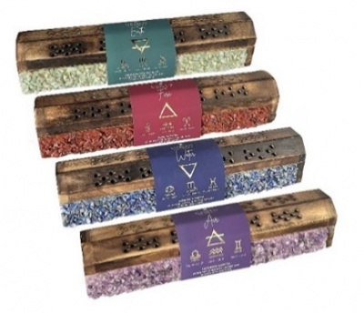 661066 Благовония ELEMENTс подставкой-коробкой 10шт.