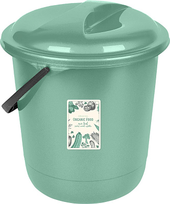 Ведро Organic Food с крышкой 7 л
