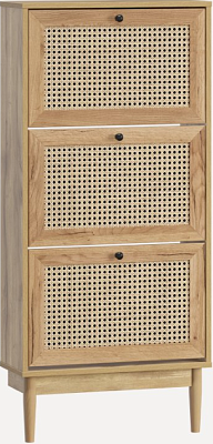 Обувница Рошаль 85x129 Ротанг (к-т из 6-ти)