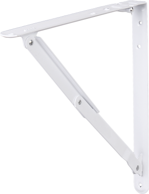 L7462WH Кронштейн складыв. белый 30х30см