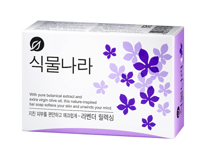 Мыло для тела с экстрактом лаванды LION Plant Nation Soap Hinoki 100г