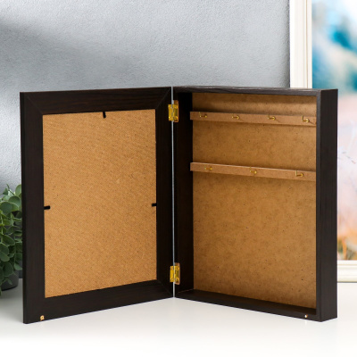 3282776 Ключница Эйфелева башня венге 26х31х6 см.1