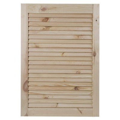 РБ-00001106 Дверь жалюзийная 494х715х20мм сорт А (Хвоя)