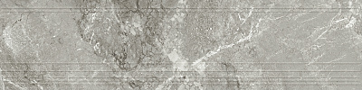 Ступень керамогранитная сахарный эффект Кассиопея / Cassiopeia 30x120 см. цвет серый 1 шт. 0,36м2