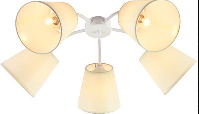 Люстра потолочная Rivoli Aimee 9162-305 5хЕ27х60 Вт 15 м2