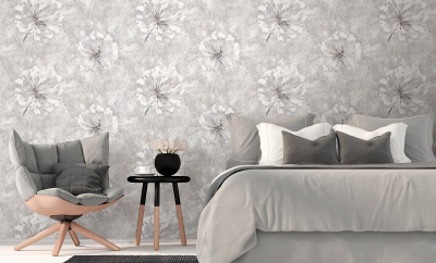 286617 Обои флизелиновые Sonya, мотив серый 1,06х10м1