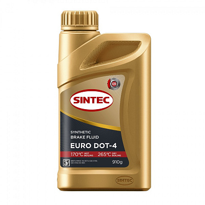 Тормозная жидкость Sintec EURO DOT-4 910г
