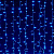 Гирлянда диод. наруж./внутр. ЗАНАВЕС ПЛЕЙ-ЛАЙТ, синий, черн. провод, 2*1,5м. 
