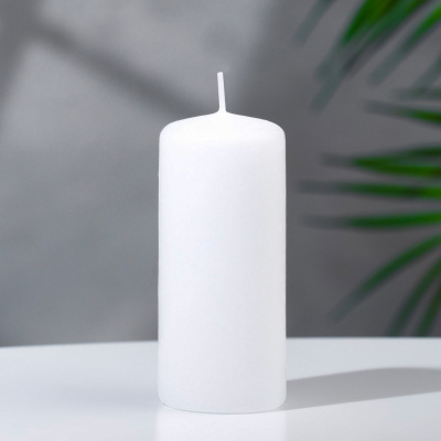 Свеча классическая 4х9 см, белая 1192427