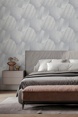 9201-11 Обои флизелиновые Geogliph, мотив серый 1,06x10,05м1