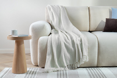 Плед Кадли Beige 130x170 см. цвет: бежевый