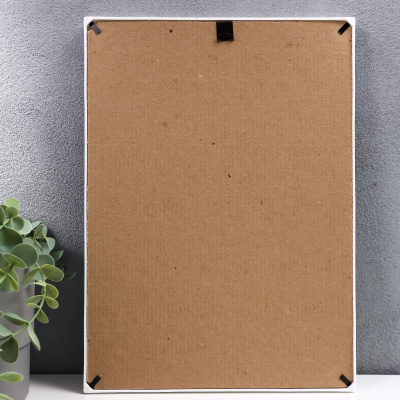 3935930 Фоторамка пластик 21х30 см.цвет белый2