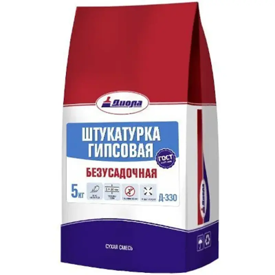 Штукатурка Диола-330 гипсовая 5 кг