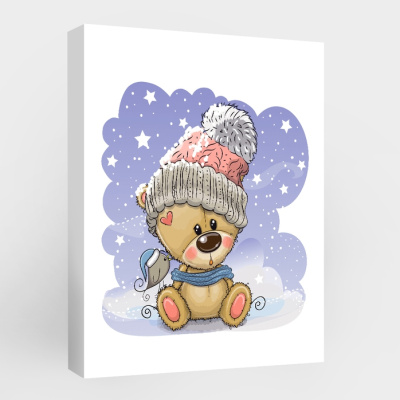 kt45-13218 Картина Маленький Тедди 40х50 см.