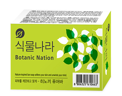 Мыло для тела с экстрактом хиноки LION Plant Nation Soap Hinoki 100г