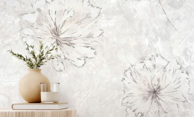 286612 Обои флизелиновые Sonya, мотив белый 1,06х10м1