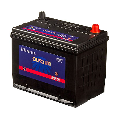 Аккумулятор 80D26R Ёмкость 70 Ah, Пусковой ток 620A OURSUN JIS MF