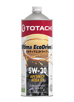 Масло моторное 5W30 TOTACHI Ultima EcoDrive L SN/CF Синтетика 1л