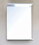 Зеркало "Крит 52" белое (Ш500хГ190хВ700)