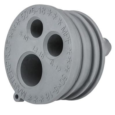 Манжета дренажная D 50 5-18мм, три подключения, МР-У