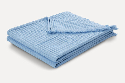 Плед Сальда Blue 170x220см. цвет: голубой