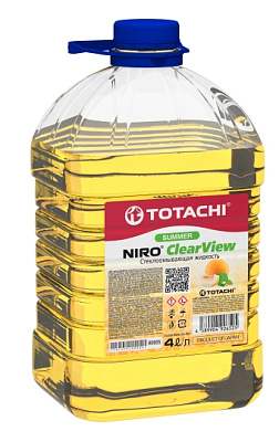Омыватель стекол летний TOTACHI NIRO CLEAR VIEW SUMMER ПЭТ 4л не марка