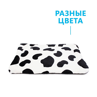 Лежанка прямоуг. МЕХ 65*45 КЛ-20 (ассортимент расцветок) Rich Breed (PerseiLine)