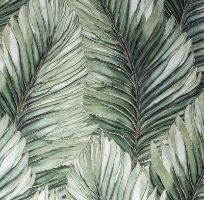 287313 Обои флизелиновые Yalta, мотив зелёный 1,06х10м