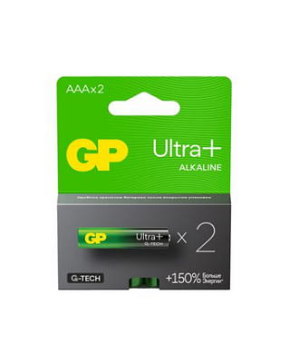 Батарейка GP ultra plus G-Tech LR03 AAA 2шт уп