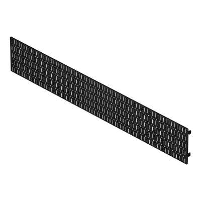 L99G94BL Панель перфорированная 890х155мм, черный