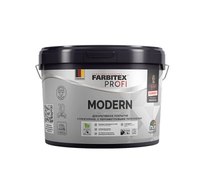 Декоративное структурное перламутровое покрытие MODERN 2.5 л FARBITEX PROFI