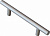 Ручка-рейлинг 96мм, Д165 Ш12 В32, матовый никель