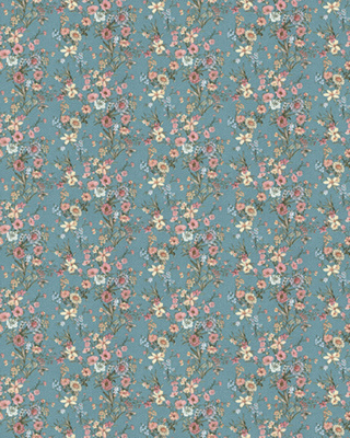 3503-4 Обои флизелиновые Feerie, мотив синий 1,06x10,05м