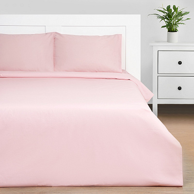 КПБ Этель 1,5 сп  Crystal rose 143*215, 150*214, 50*70см-2 шт,100% хлопок, поплин 125г/м2 