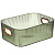 435342 Корзина для хранен 20.9х10х27.6 см прямоуг пластик зеленая