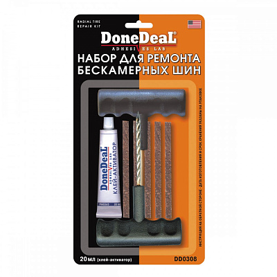 Набор для ремонта бескамерных шин DoneDeal DD0308
